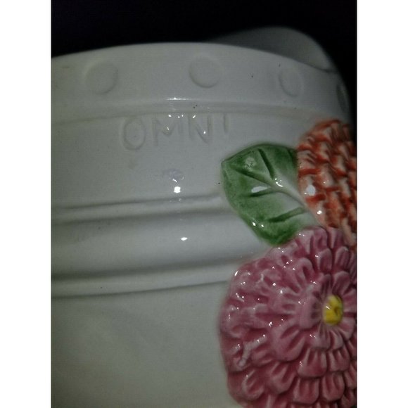 1993 Fitz & Floyd Omnibus Seeds Of Spring Watering Can Flower Teapot Cookie Jar - Picture 6 of 11